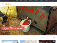 Tablet Screenshot of circuscentrum.be